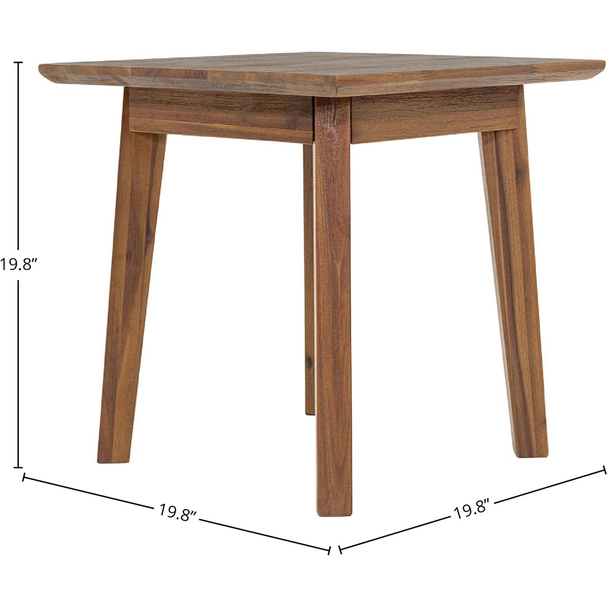 Gia Side Table by LH Imports. Made from acacia in a modern style.
