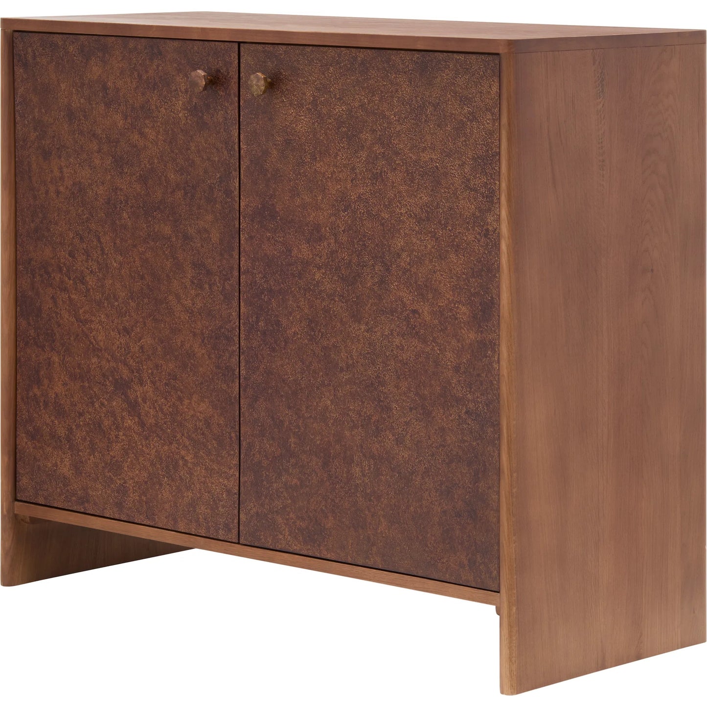 001 SI-2244538 | Primary Silo | Gelina Cabinet 541158 by Surya in brown, metallic bronze and naturalnaturaltextured. Made from oak, metal in a transitional style.