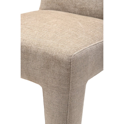 Ginny Dining Chair 539529 (Set of 2) by Surya in base: taupe and natural. Made from polyester, plywood, polyurethane foam, dacron in a transitional style.