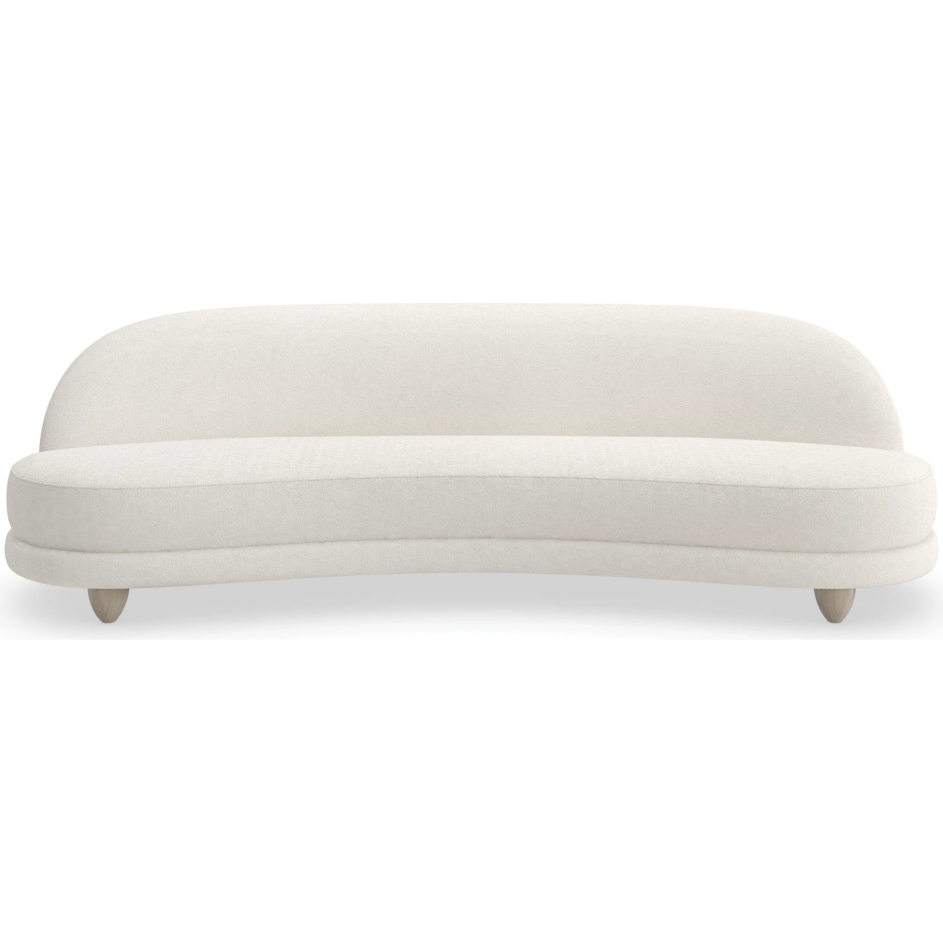 Tulum 110" Sofa by Caracole in sabbia. Made from ash, japanese sen in a transitional style.