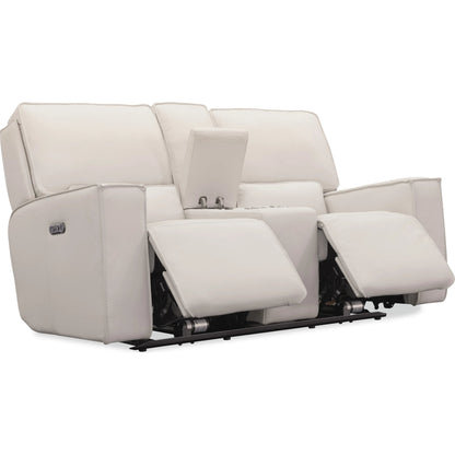 Miles Zero Gravity Power Console Loveseat w/Power Headrest by Hooker Furniture. Made from unique in a modern style.