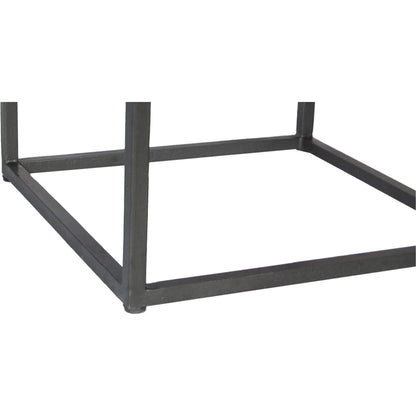 Winslow Marble Side Table by Moe's Home Collection in grey. Made from grey marble top, iron frame in a unique style.