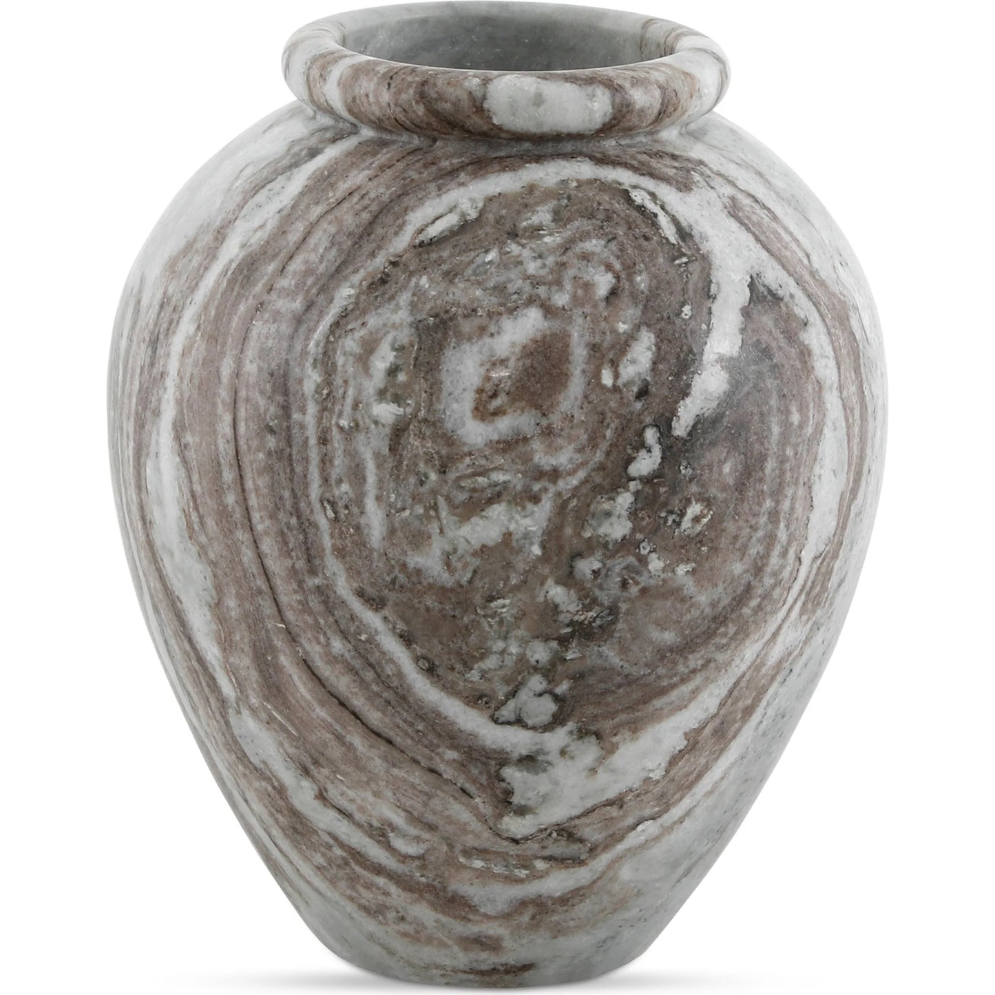 003 SI-2367971 | Additional Silo | Didion Vase by Moe's Home Collection in brown. Made from torrento marble in a modern style.