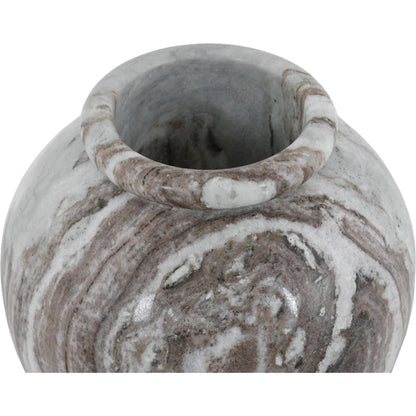 Didion Vase by Moe's Home Collection in brown. Made from torrento marble in a modern style.