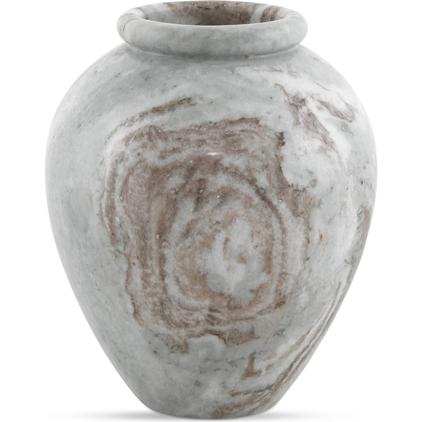 000 SI-2367971 | Primary Silo | Didion Vase by Moe's Home Collection in brown. Made from torrento marble in a modern style.