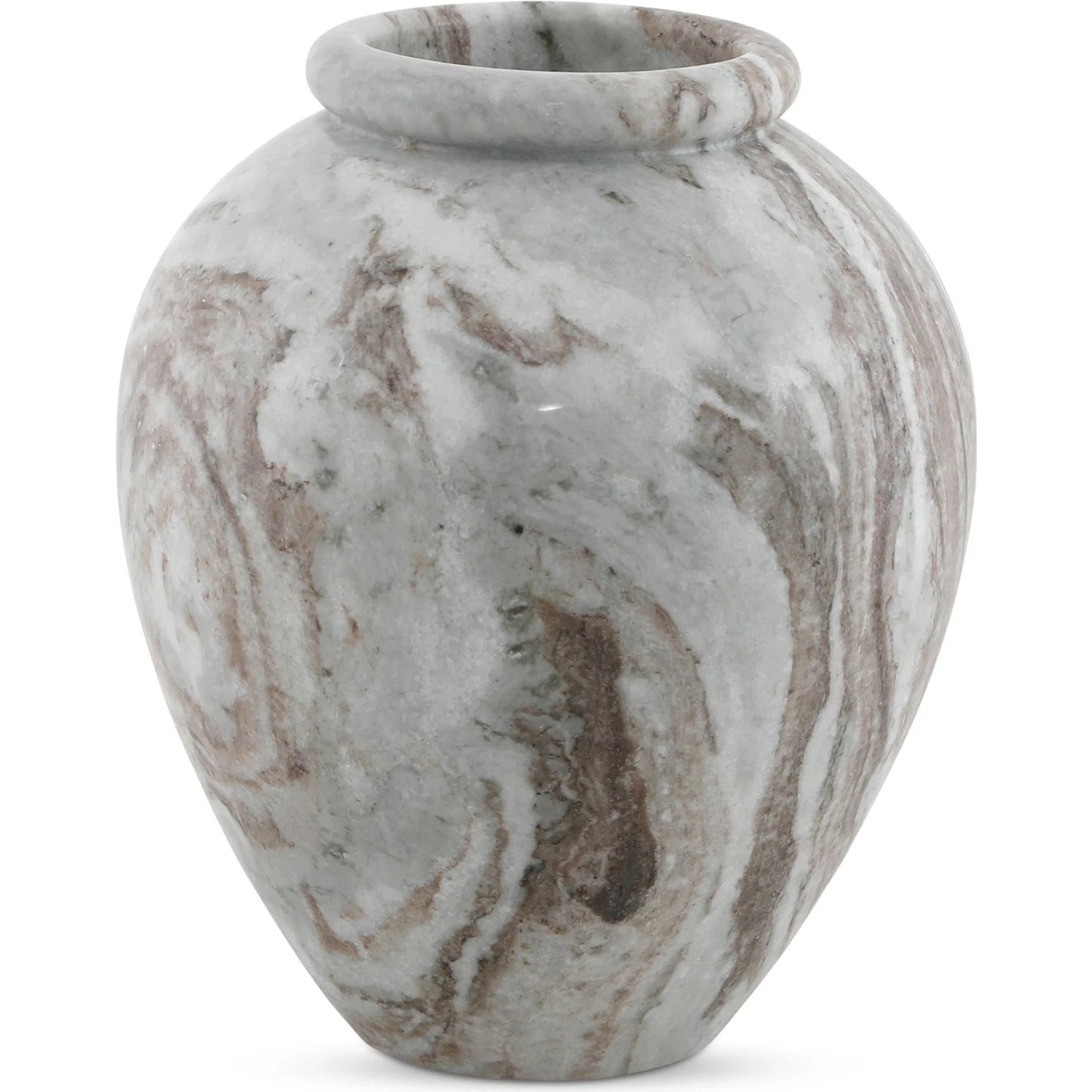 001 SI-2367971 | Additional Silo | Didion Vase by Moe's Home Collection in brown. Made from torrento marble in a modern style.