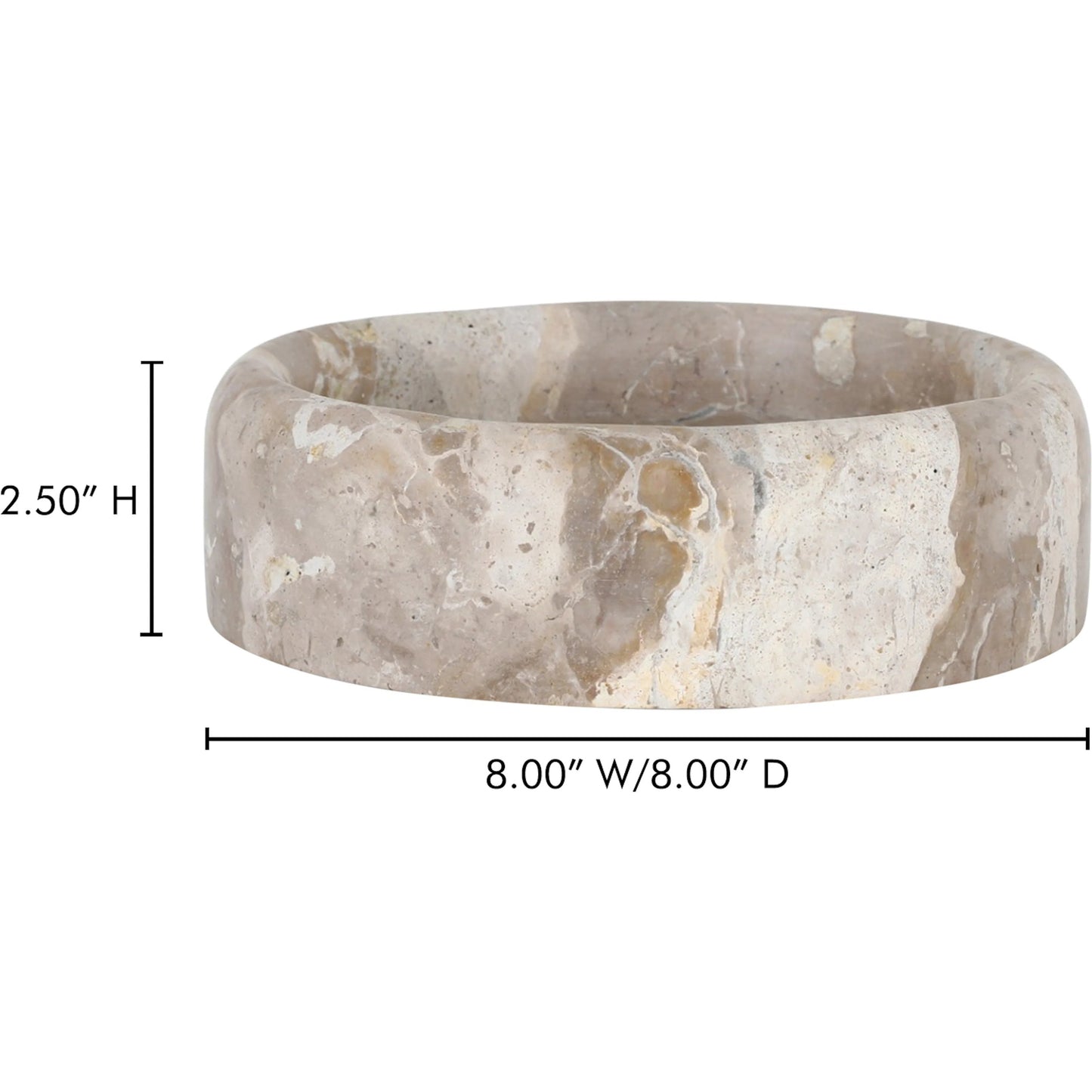 011 SI-2367896 | Lifestyle | Anais Catchall Marble by Moe's Home Collection. Made from unique in a unique style.