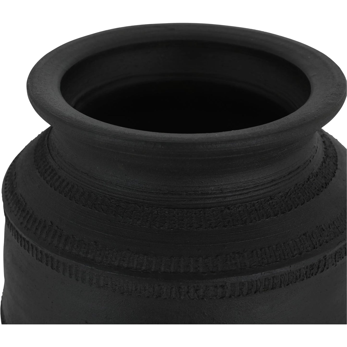 002 SI-2367903 | Additional Silo | Astra Vessel by Moe's Home Collection in black terracotta. Made from terracotta in a unique style.