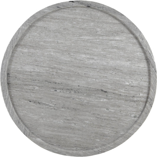 Kimberley Coffee Table by Moe's Home Collection in white. Made from antique white marble, mdf, iron in a transitional style.