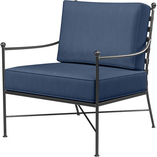 Provence Outdoor Club Chair by Sunset West. Made from wrought iron in a modern style.