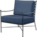 Provence Outdoor Club Chair by Sunset West. Made from wrought iron in a modern style.