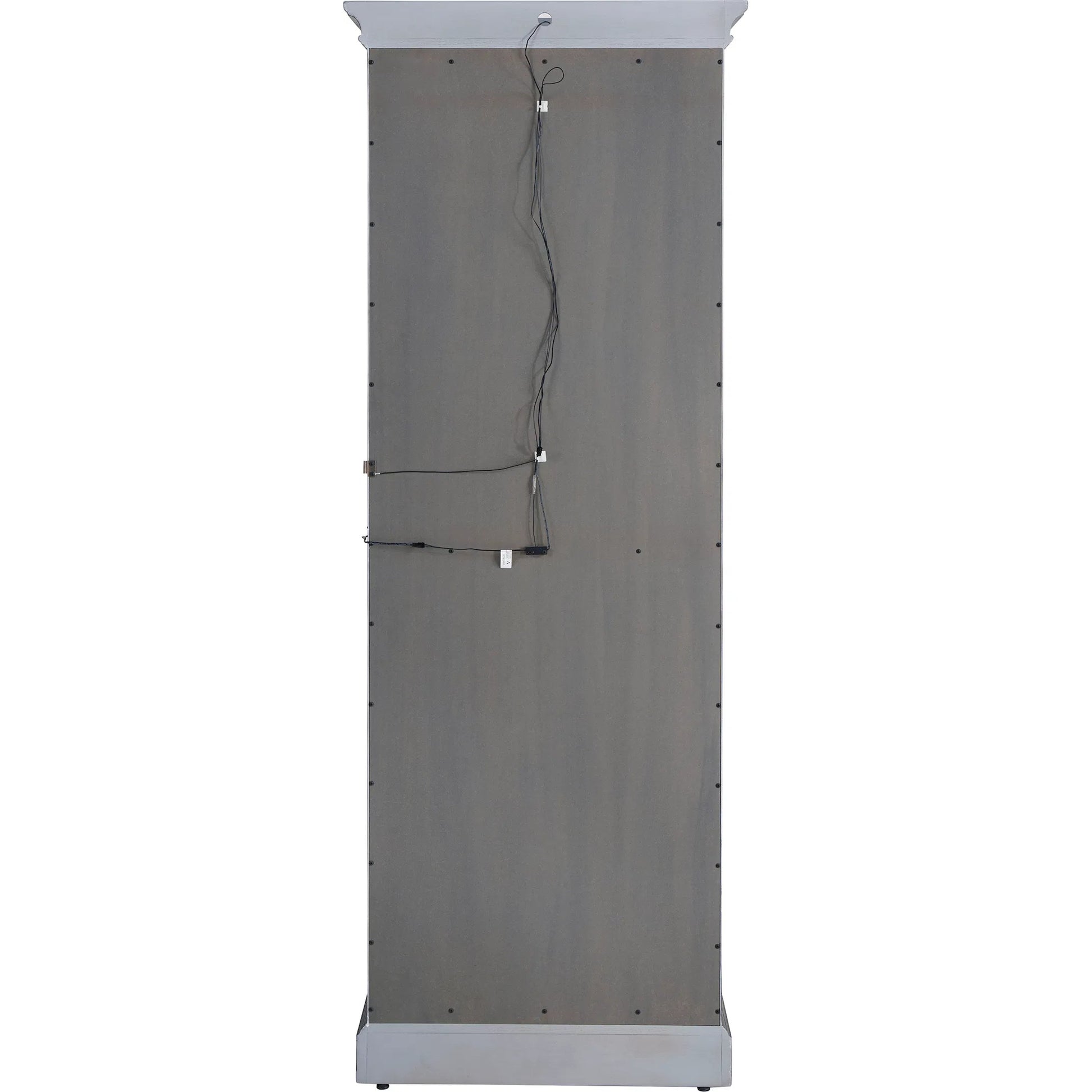 Side Entry Accent Curio by Pulaski Furniture in gray. Made from birch wood in a transitional style.