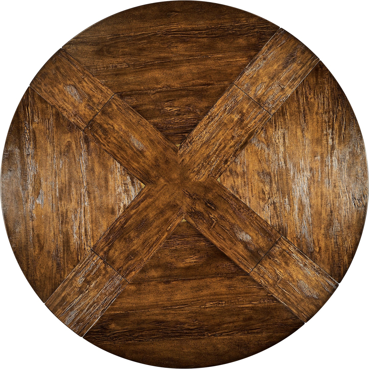 009 SR-846201 | Additional Silo | Casual Accents Country Walnut Round Extendable Dining Table 59" by Jonathan Charles in brown and country farmhouse walnut. Made from acacia in a traditional style.