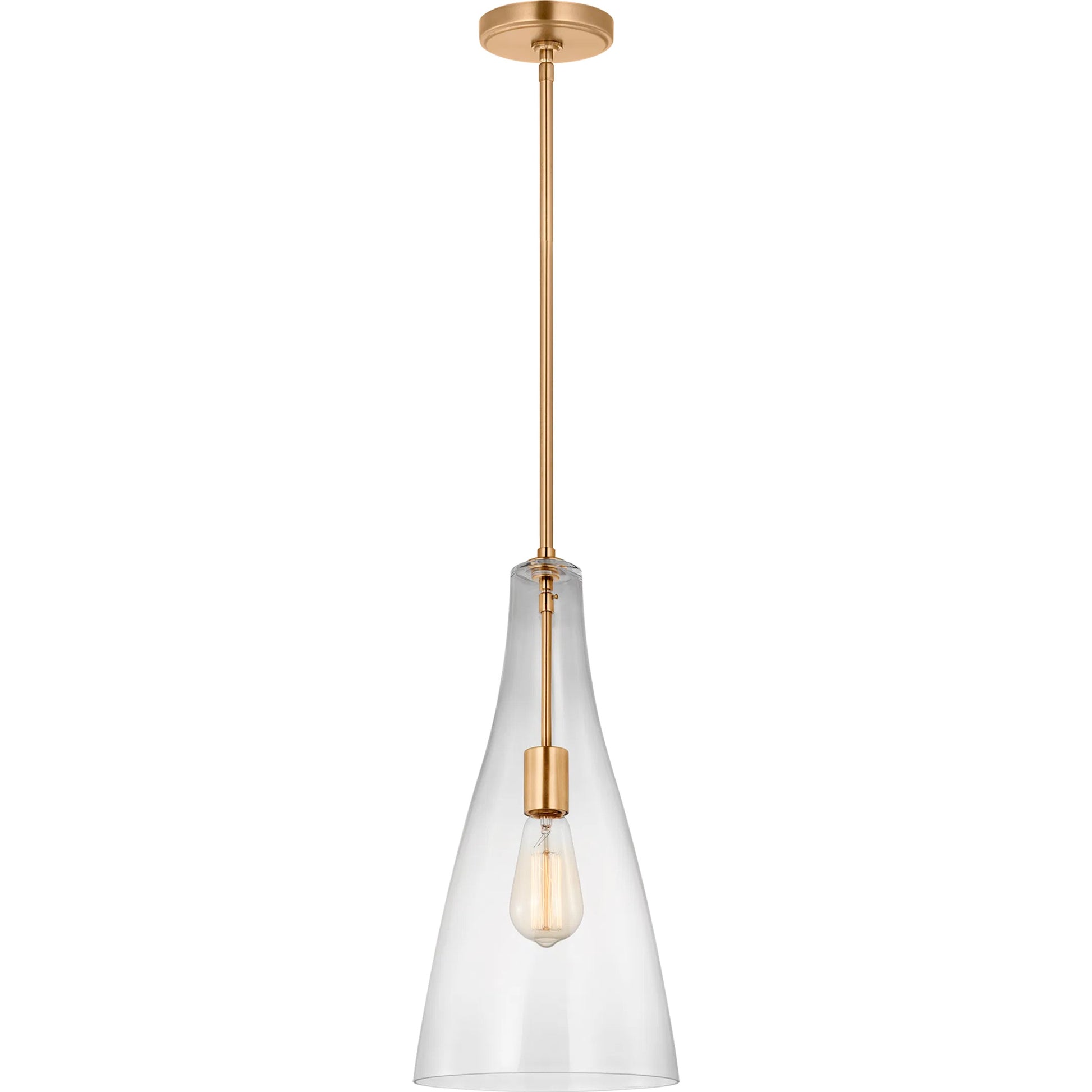 Arilda One Light Pendant by Visual Comfort & Co.. Made from steel in a modern style.