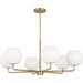 Rory Large Chandelier by Visual Comfort & Co.. Made from steel in a unique style.