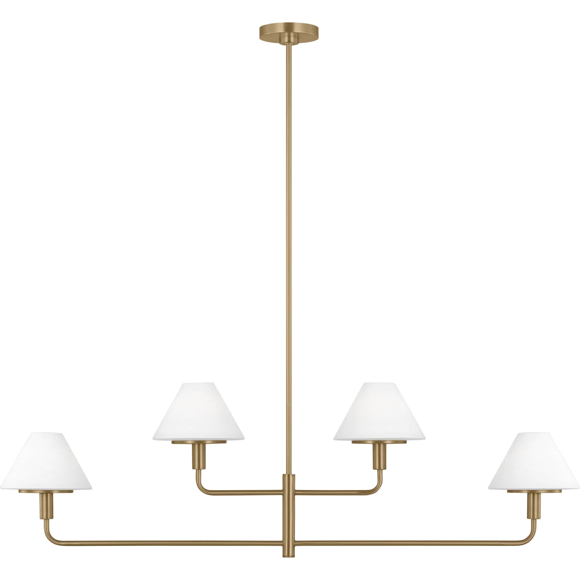Mendota Four Light Chandelier by Generation Lighting. Made from steel in a traditional style.