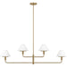 Mendota Four Light Chandelier by Generation Lighting. Made from steel in a traditional style.