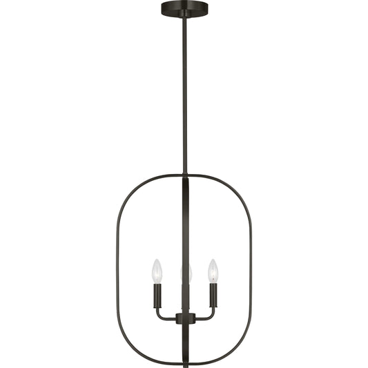 Loretto 4-Light Chandelier by Generation Lighting. Made from steel in a unique style.