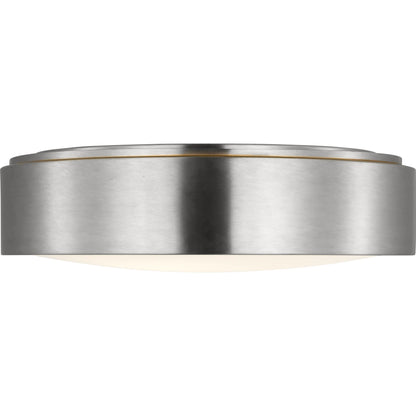 Albee Flush Mount by Generation Lighting. Made from steel in a modern style.
