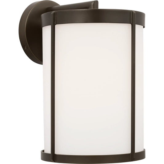 Luning Lantern by Generation Lighting. Made from aluminum in a unique style.