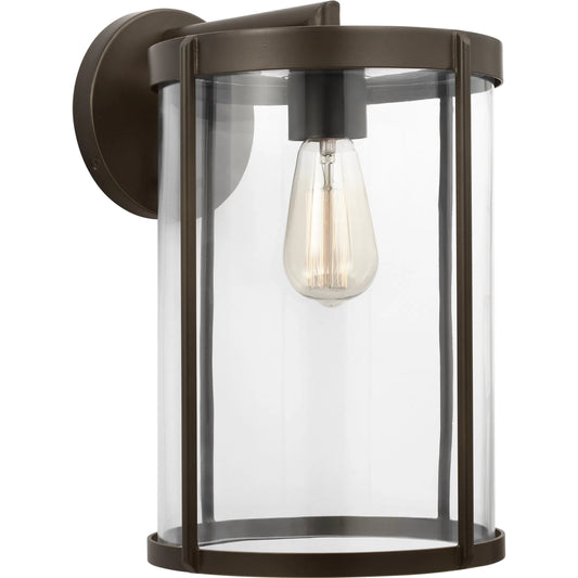 Luning Lantern by Generation Lighting. Made from aluminum in a unique style.