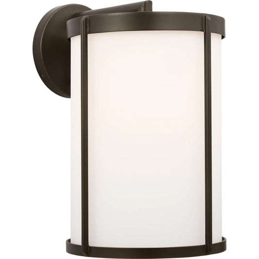 Luning Lantern by Generation Lighting. Made from aluminum in a unique style.