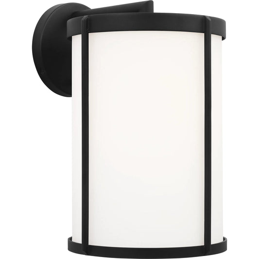 Luning Lantern by Generation Lighting. Made from aluminum in a unique style.