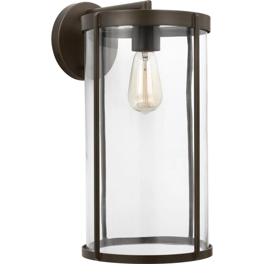 Luning Lantern by Generation Lighting. Made from aluminum in a unique style.