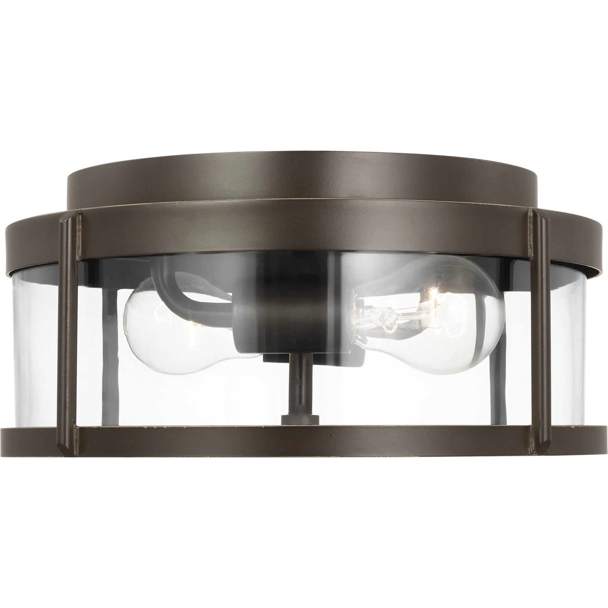 Luning Medium Flush Mount by Generation Lighting. Made from aluminum in a cottage & farmhouse style.
