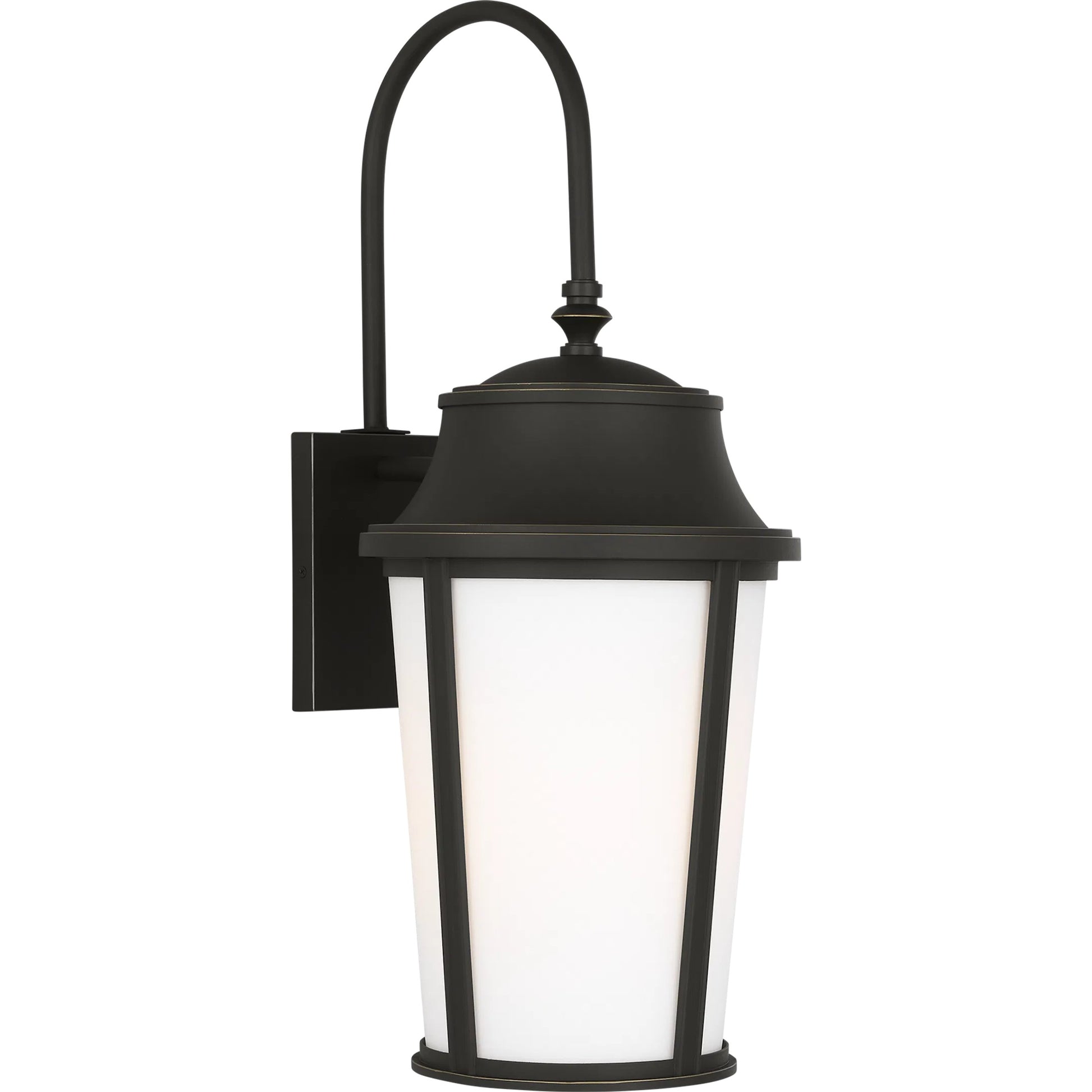 Portola Arm Lantern by Generation Lighting. Made from aluminum in a cottage & farmhouse style.