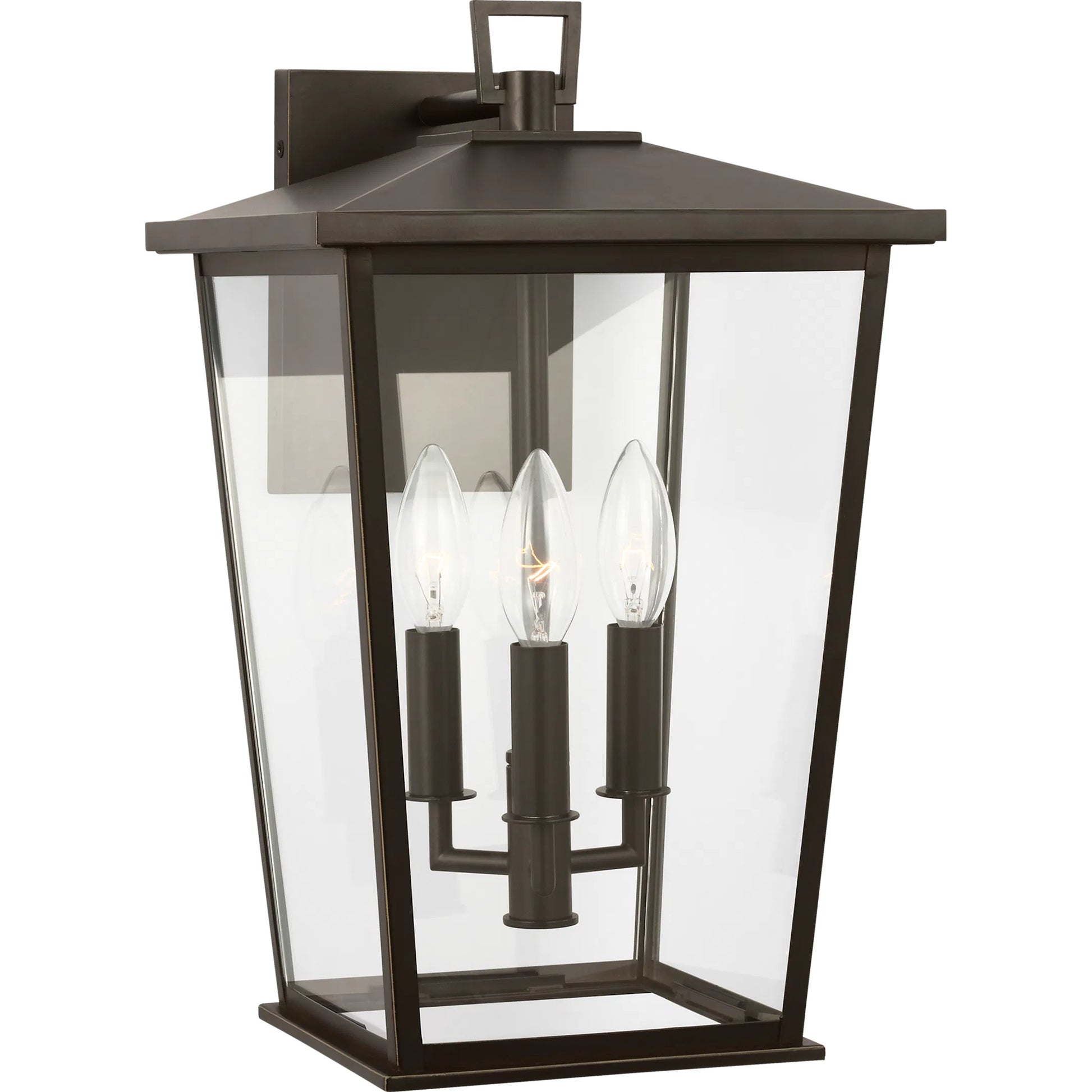 Linton Lantern by Generation Lighting. Made from aluminum in a cottage & farmhouse style.