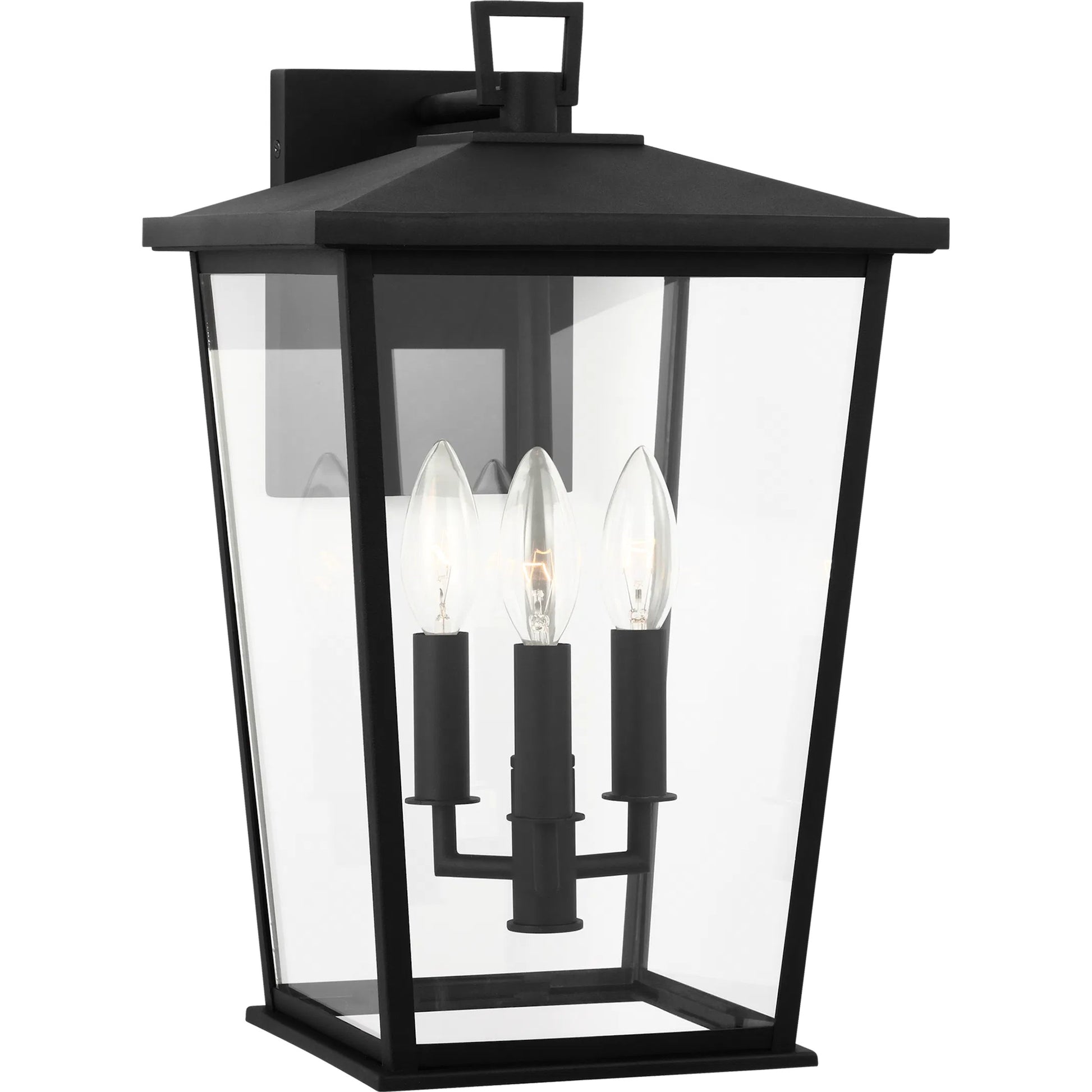 Linton Lantern by Generation Lighting. Made from aluminum in a cottage & farmhouse style.