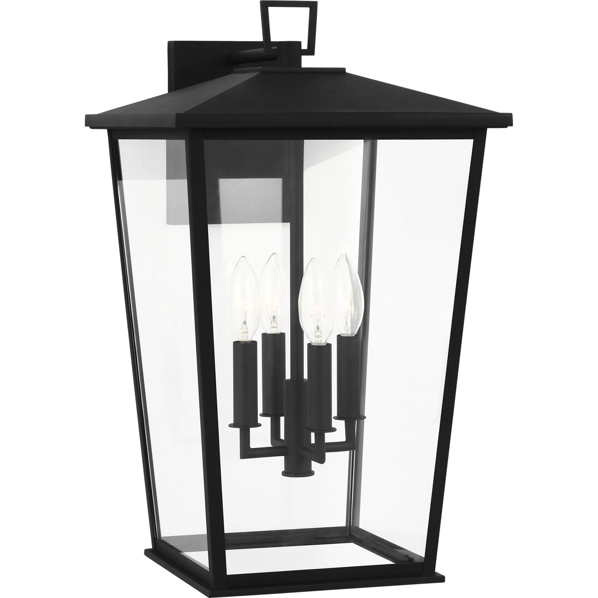 Linton Lantern by Generation Lighting. Made from aluminum in a cottage & farmhouse style.