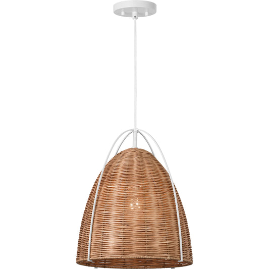 Norman Pendant by Visual Comfort & Co.. Made from rattan in a unique style.