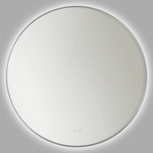 Cadre Round Mirror 30x30 by Generation Lighting. Made from glass in a modern style.