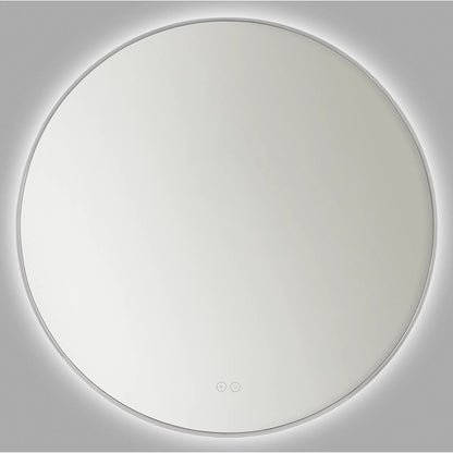 Cadre Round Mirror 30x30 by Generation Lighting. Made from glass in a modern style.