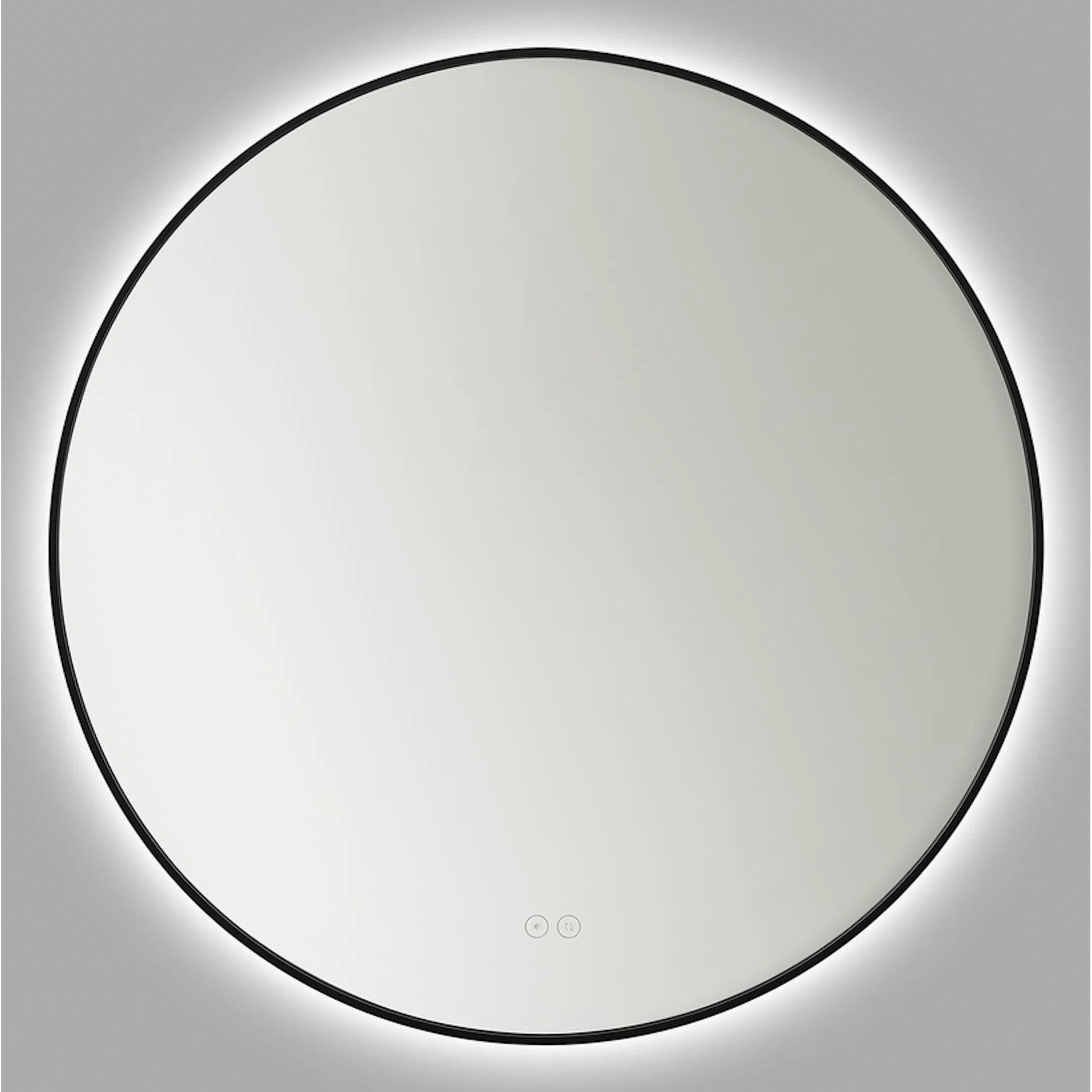 Cadre Round Mirror 30x30 by Generation Lighting. Made from glass in a modern style.