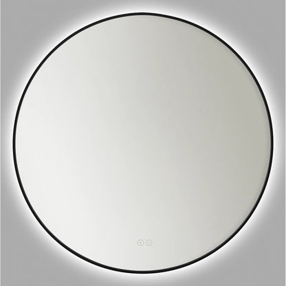 Cadre Round Mirror 30x30 by Generation Lighting. Made from glass in a modern style.