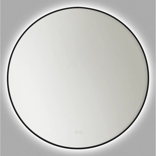Cadre Round Mirror 30x30 by Generation Lighting. Made from glass in a modern style.