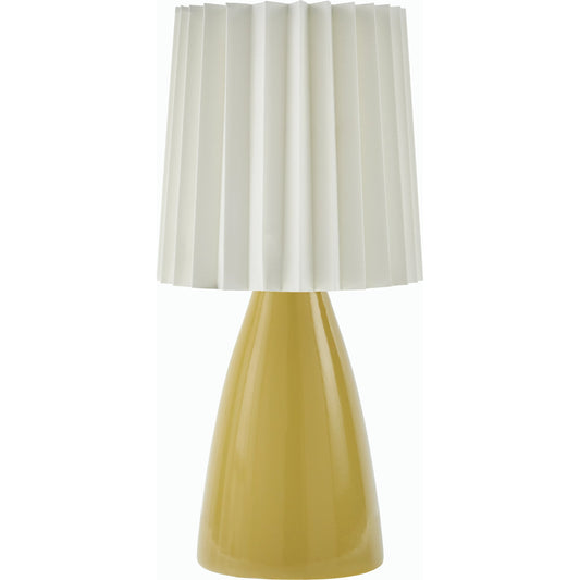 Galera Table Lamp - 539167 by Livabliss in glazed. Made from ceramic, linen, polystyrene in a modern style.
