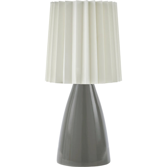 Galera Table Lamp - 539167 by Livabliss in glazed. Made from ceramic, linen, polystyrene in a modern style.