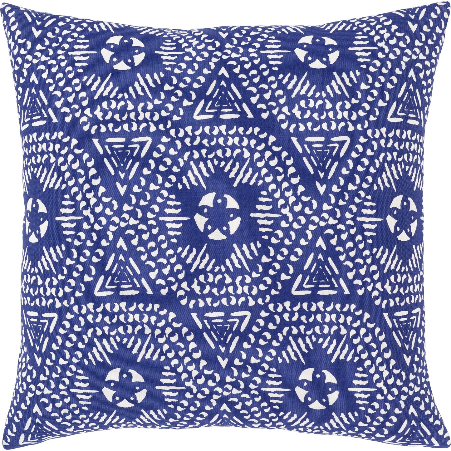 001 S-348114,S-348115 | Primary Silo | Global Blues Pillow - 31899 by Surya in dark blue, white. Made from 100% cotton in a eclectic & global style.