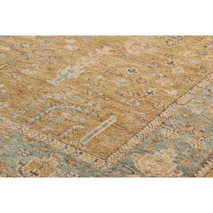 Carrington Traditional Oriental Rug - 6501F by Feizy in gold, blue, gray. Made from wool in a unique style.