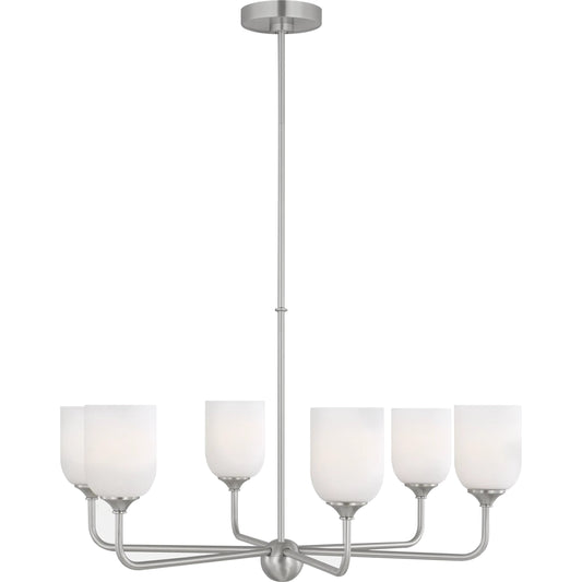 Emile Large Chandelier by Visual Comfort & Co.. Made from steel in a unique style.