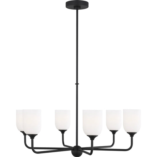 Emile Large Chandelier by Visual Comfort & Co.. Made from steel in a unique style.
