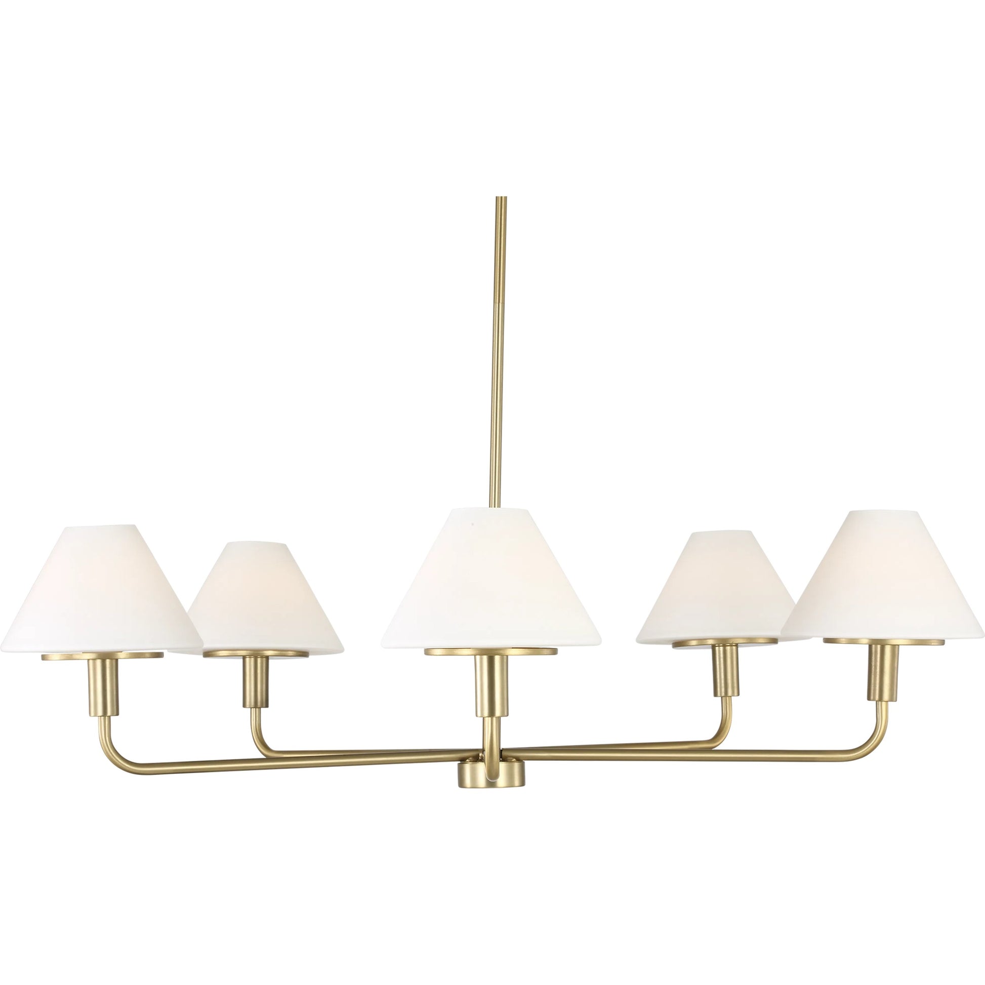 Mendota Five Light Chandelier by Generation Lighting. Made from steel in a traditional style.