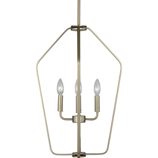 Kennan Four Light Chandelier by Generation Lighting. Made from steel in a unique style.