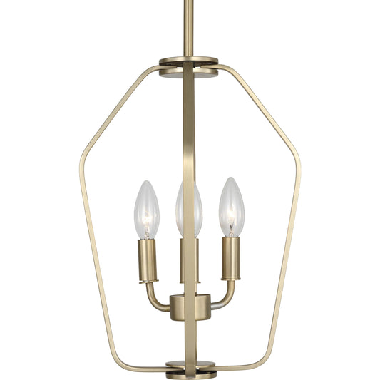 Kennan Three Light Chandelier by Generation Lighting. Made from steel in a traditional style.