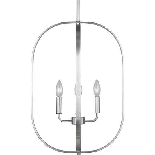 Loretto 4-Light Chandelier by Generation Lighting. Made from steel in a unique style.