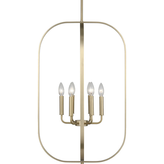 Loretto 6-Light Chandelier by Generation Lighting. Made from steel in a unique style.